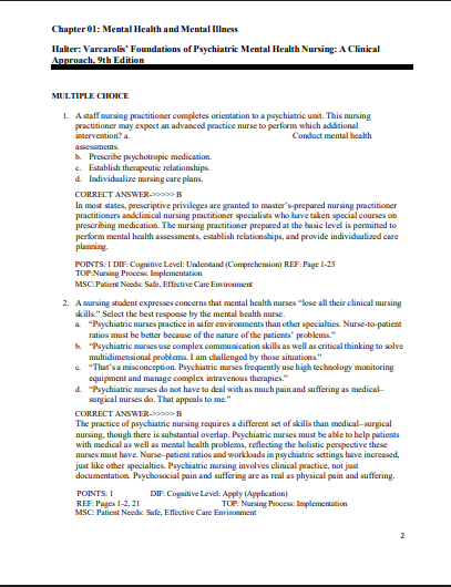 Varcarolis' Foundations of Psychiatric-Mental Health Nursing a Clinical Approach 9th Edition by Margaret Jordan Halter - Image 2